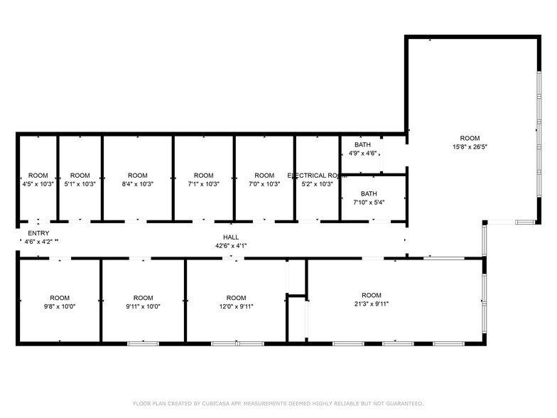 655 E Okmulgee St, Muskogee, OK for lease - Floor Plan - Image 2 of 22