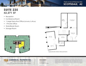 7025 N Scottsdale Rd, Scottsdale, AZ for lease Floor Plan- Image 1 of 1