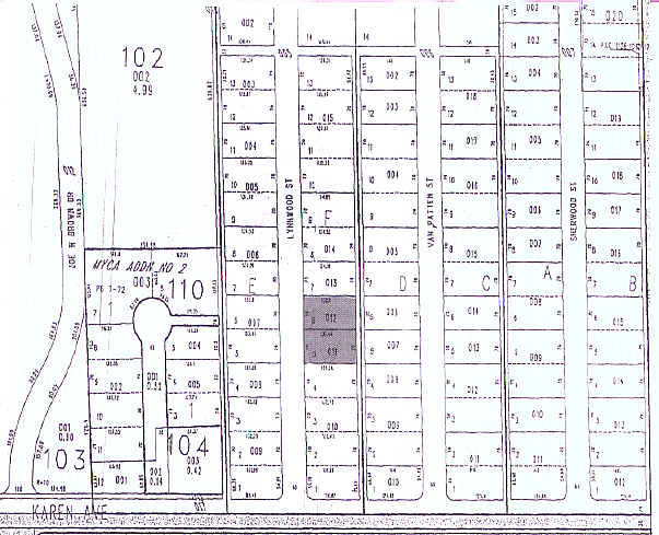 2626 Lynnwood St, Las Vegas, NV for sale - Plat Map - Image 1 of 9
