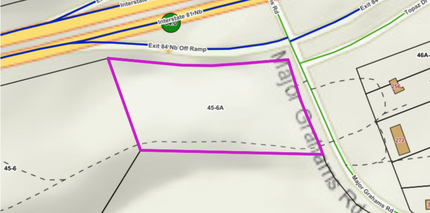 Major Grahams Rd, Max Meadows, VA - aerial  map view