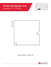 10700 Richmond Ave, Houston, TX for lease Floor Plan- Image 1 of 1