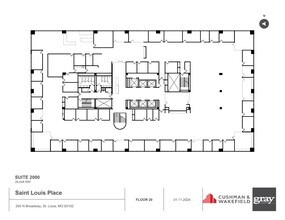 200 N Broadway, Saint Louis, MO for lease Floor Plan- Image 1 of 1