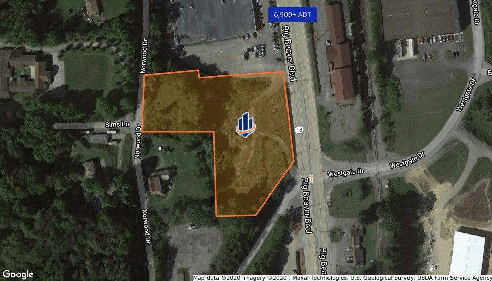 7229 Big Beaver Blvd, Beaver Falls, PA for sale - Aerial - Image 1 of 1