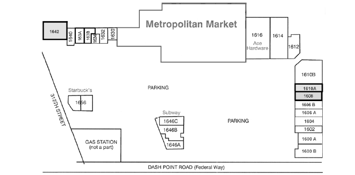 1630-1642 SW Dash Point Rd, Federal Way, WA for sale - Site Plan - Image 1 of 1