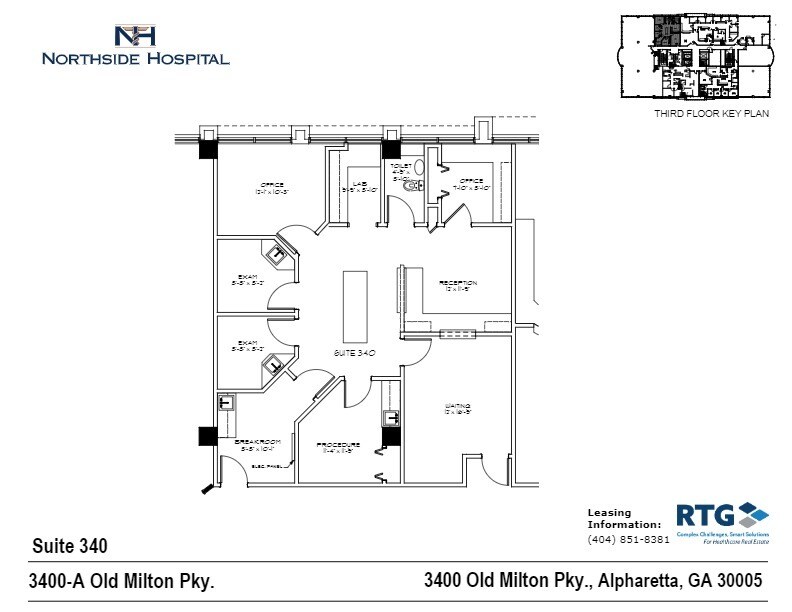 3400 Old Milton Pky, Alpharetta, GA for lease Site Plan- Image 1 of 1