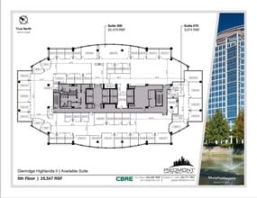 5555 Glenridge Connector, Atlanta, GA for lease Floor Plan- Image 1 of 1