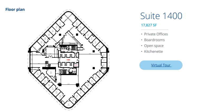 4950 Yonge St, Toronto, ON for lease Floor Plan- Image 1 of 1