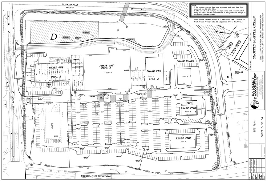 10105-10143 Ward Rd, Dunkirk, MD for sale - Plat Map - Image 1 of 1