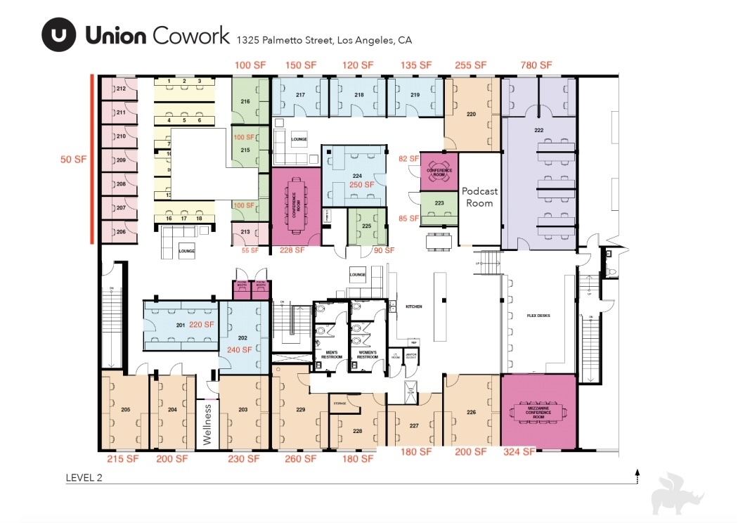 1325-1355 Palmetto St, Los Angeles, CA for lease Floor Plan- Image 1 of 1