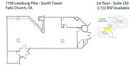 7799 Leesburg Pike, Falls Church, VA for lease Floor Plan- Image 1 of 1