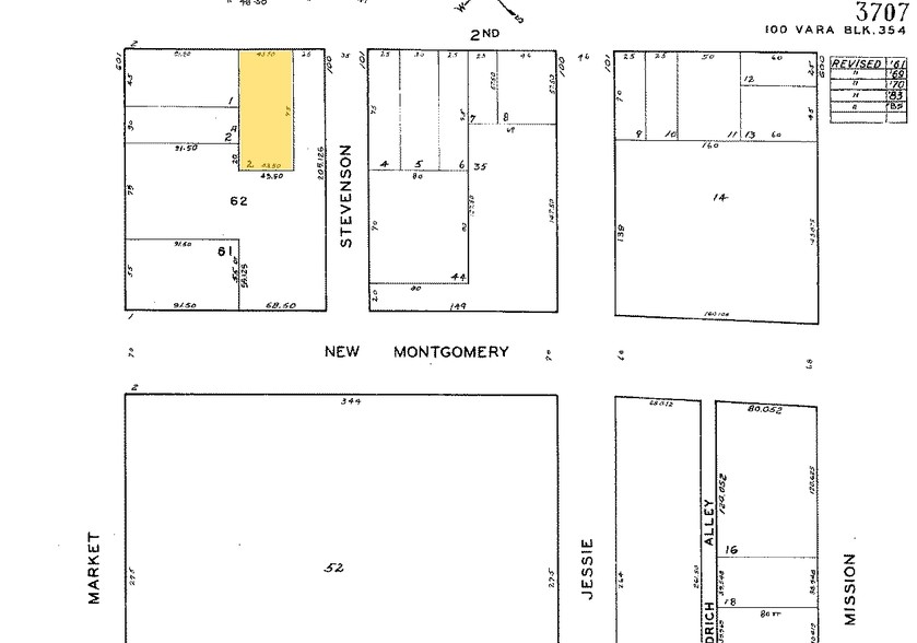 22-28 2nd St, San Francisco, CA for lease - Plat Map - Image 2 of 16