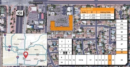 2655 W Guadalupe Rd, Mesa, AZ for lease Site Plan- Image 1 of 1