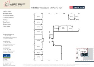 1737 N 1st St, San Jose, CA for lease Floor Plan- Image 1 of 1