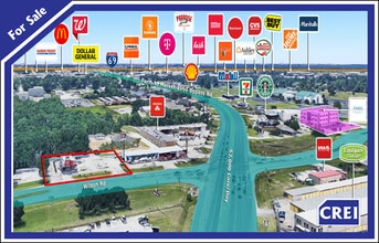 18 Wilson Rd, Humble, TX - AERIAL map view