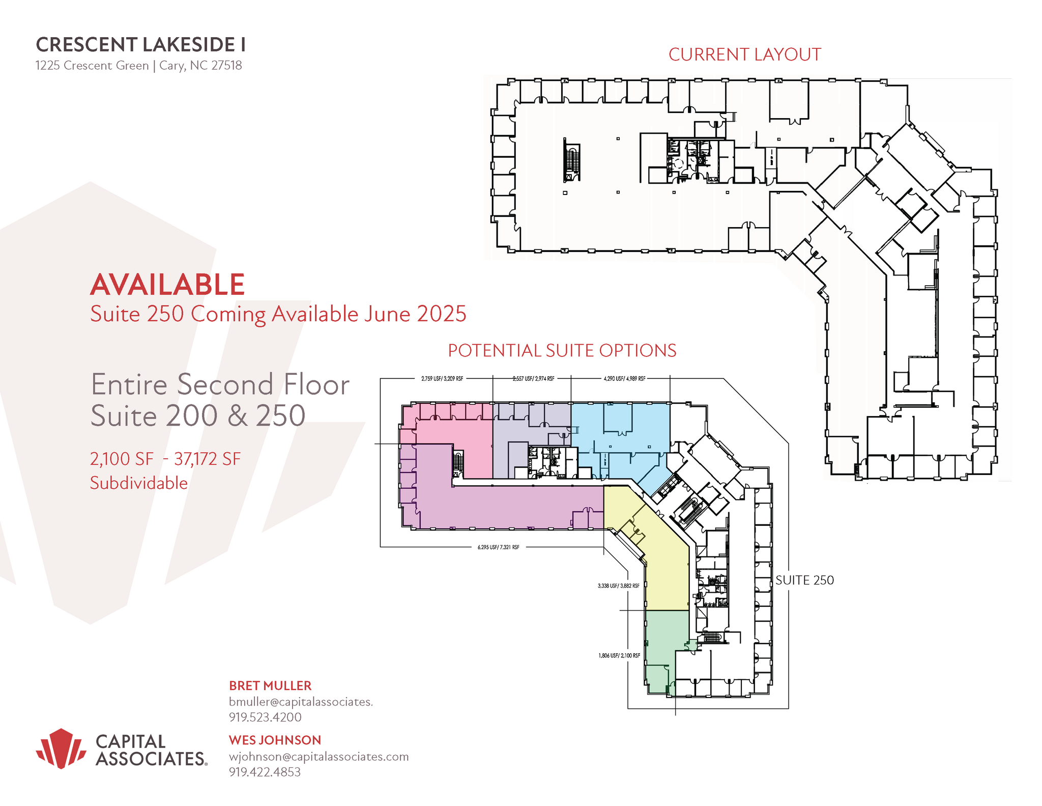 1225 Crescent Green Dr, Cary, NC for lease Floor Plan- Image 1 of 1