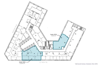 1400-1422 Euclid Ave, Cleveland, OH for lease Floor Plan- Image 1 of 1