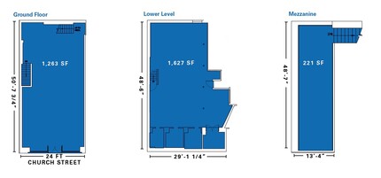 253 Church St, New York, NY for lease Floor Plan- Image 1 of 2