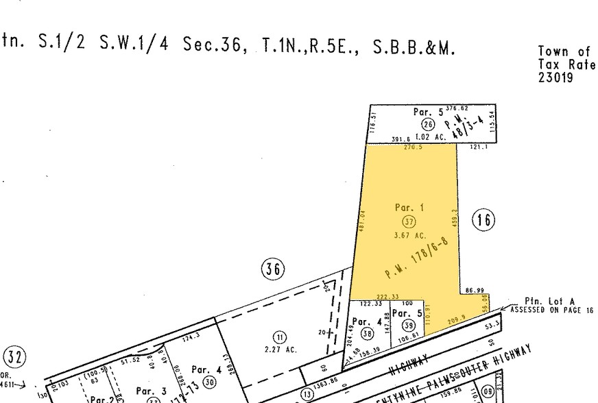 57200 29 Palms Hwy, Yucca Valley, CA for lease - Plat Map - Image 2 of 15