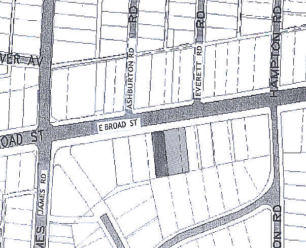 3357-3361 E Broad St, Columbus, OH for sale - Plat Map - Image 2 of 5