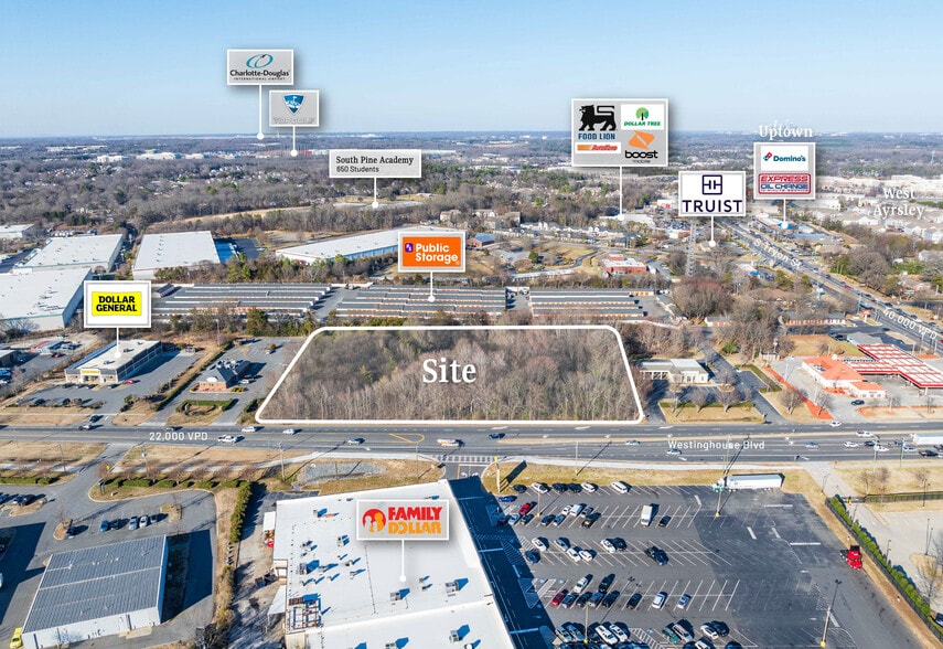 2310 Westinghouse Blvd, Charlotte, NC for sale - Aerial - Image 3 of 4