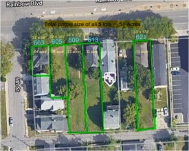 609 Rainbow Blvd, Niagara Falls, NY - AERIAL map view