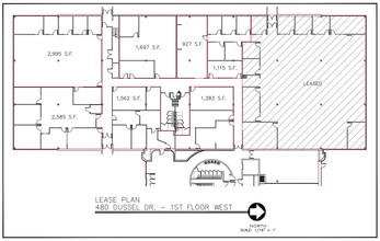 480 W Dussel Dr, Maumee, OH for lease Floor Plan- Image 1 of 1