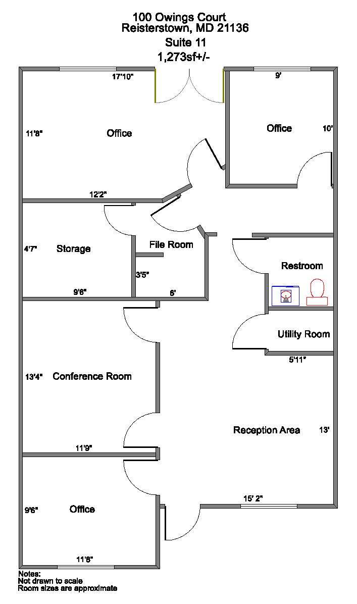 100 Owings Ct, Reisterstown, MD for lease Floor Plan- Image 1 of 1