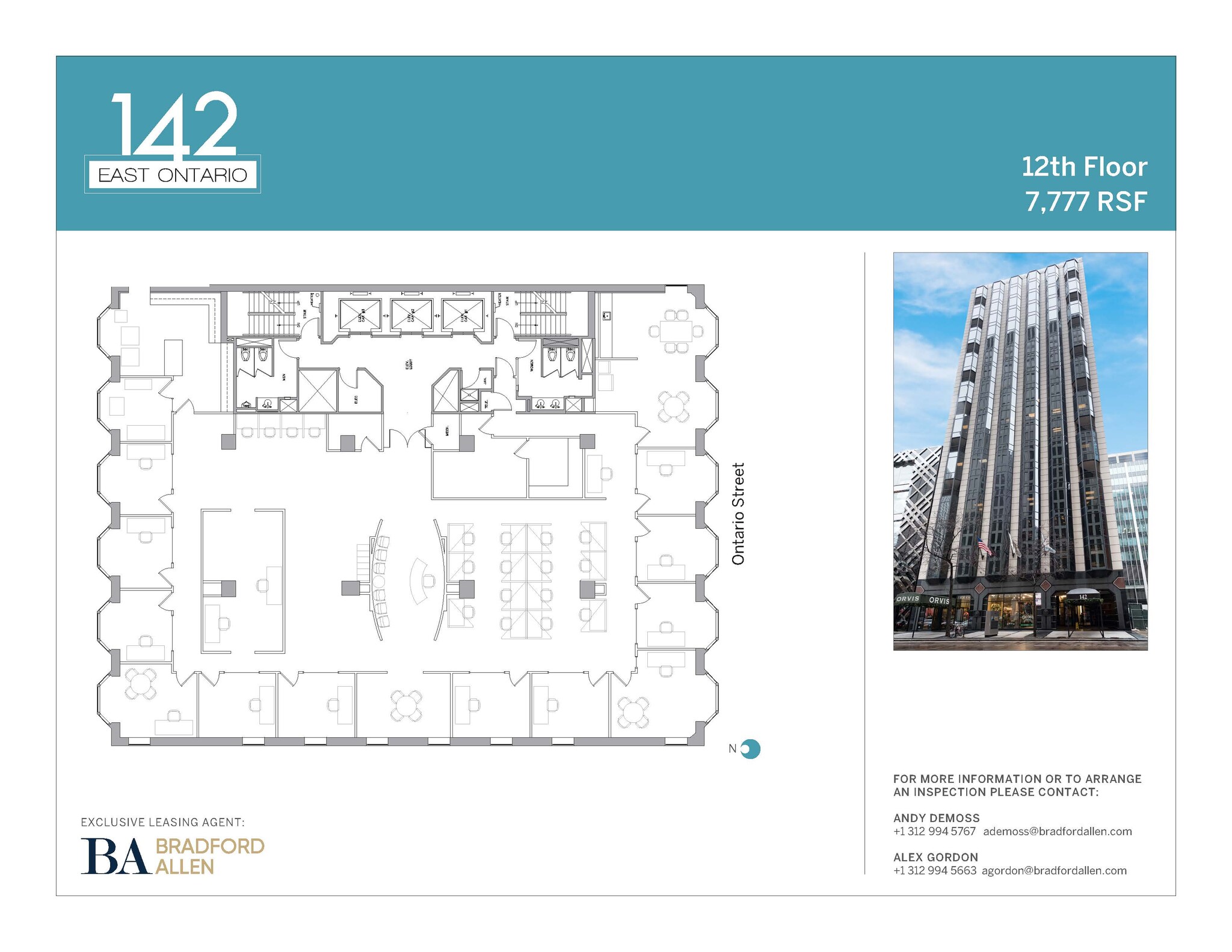 142 E Ontario St, Chicago, IL for lease Floor Plan- Image 1 of 1