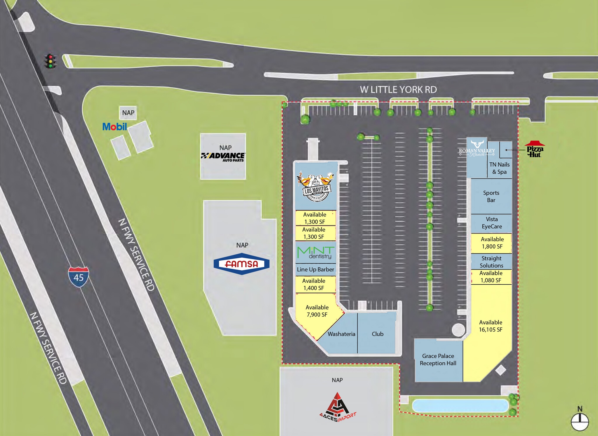 415 W Little York Rd, Houston, TX for lease Site Plan- Image 1 of 1