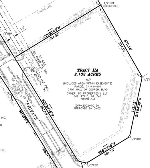 2707 Mall Of Georgia Blvd, Buford, GA for sale - Site Plan - Image 1 of 14