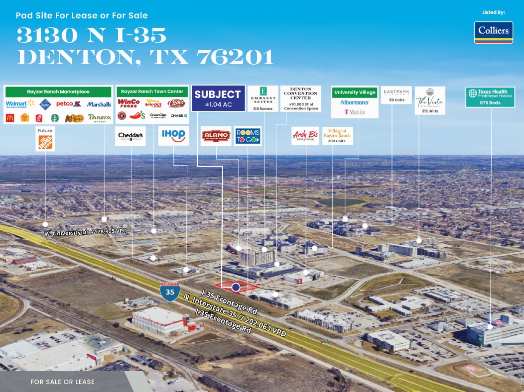 3130 N Interstate 35, Denton, TX 76201 Land for Sale