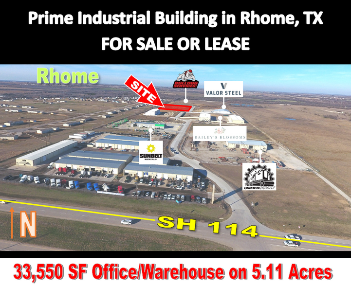 Capital Lane Industrial Building, Rhome, TX for sale - Building Photo - Image 1 of 1