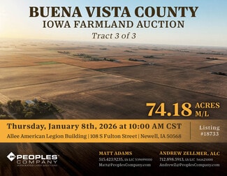 More details for 2261 610th Street, Newell, IA - Land for Sale