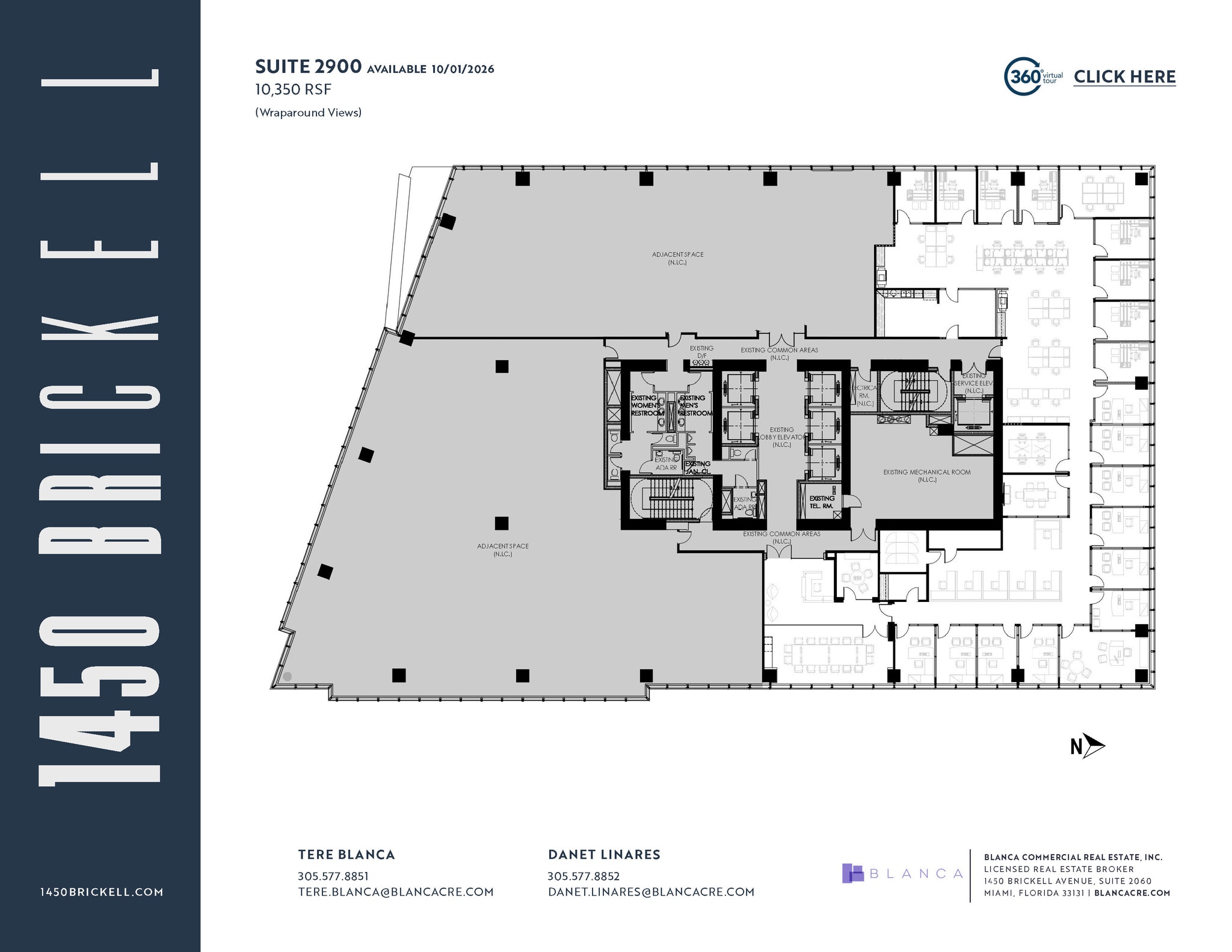 1450 Brickell Ave, Miami, FL for lease Floor Plan- Image 1 of 1