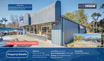 3,200 sqft Retail/Office Building | Swannanoa - Retail Space