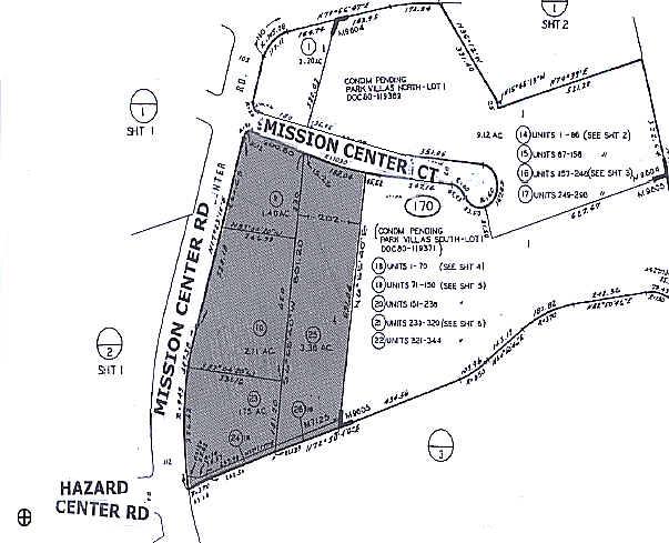 5373 Mission Center Rd, San Diego, CA for sale - Plat Map - Image 2 of 9