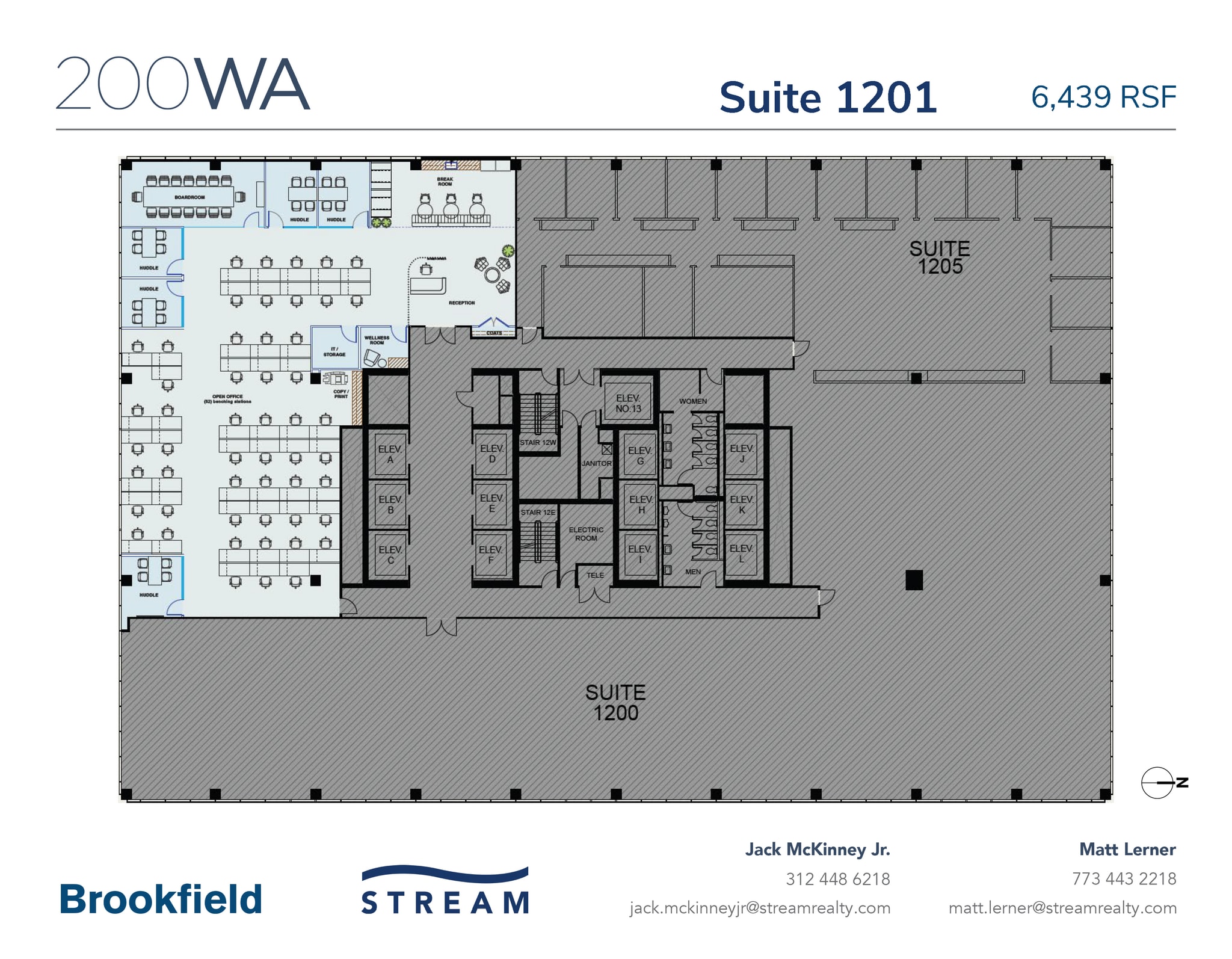200 W Adams St, Chicago, IL for lease Floor Plan- Image 1 of 1