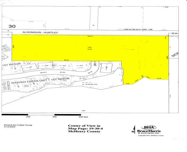 2971 Algonquin Rd, Algonquin, IL for lease - Plat Map - Image 3 of 7