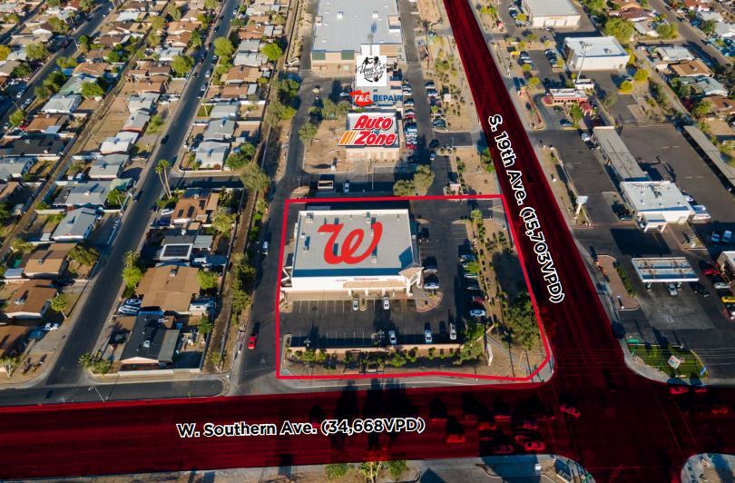 1840 W Southern Ave, Phoenix, AZ for lease - Aerial - Image 3 of 5