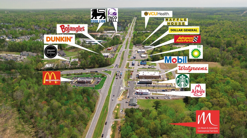 100 Pocahontas Trl, Quinton, VA for sale - Aerial - Image 2 of 6