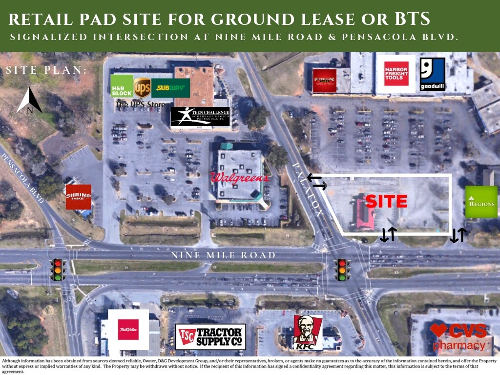 2 E Nine Mile Rd, Pensacola, FL for sale Site Plan- Image 1 of 1