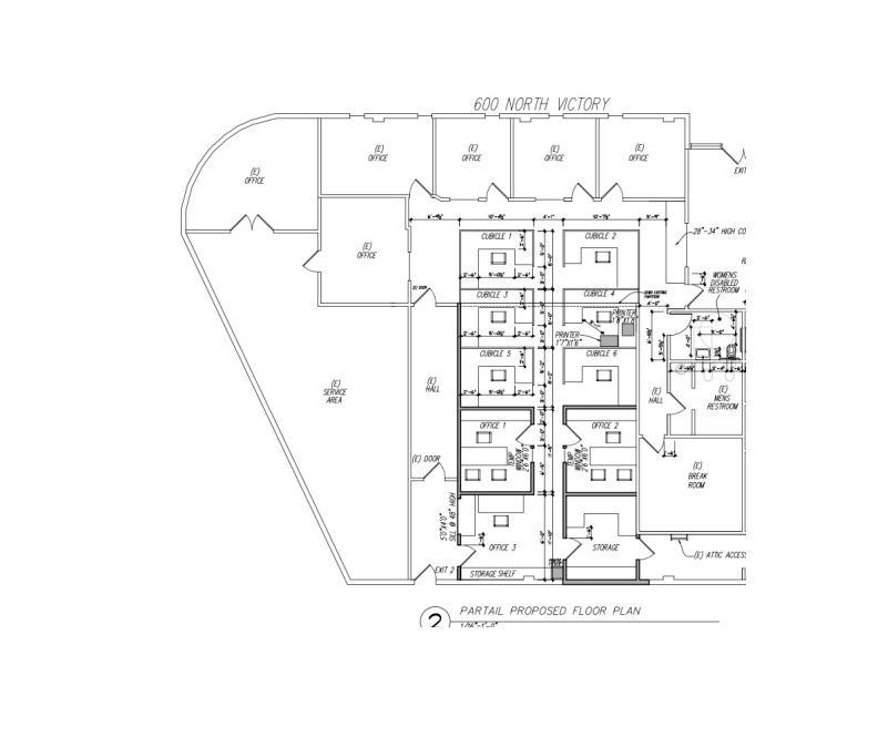 600 N Victory Blvd, Burbank, CA for lease Floor Plan- Image 1 of 1