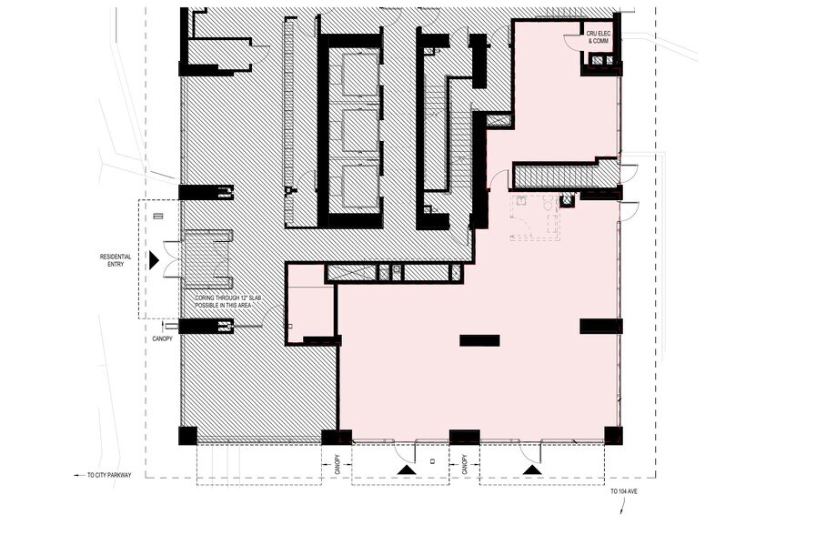 10420 City Pky, Surrey, BC for lease - Site Plan - Image 1 of 12