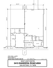 5407-5419 Bandera Rd, San Antonio, TX for lease Floor Plan- Image 1 of 1