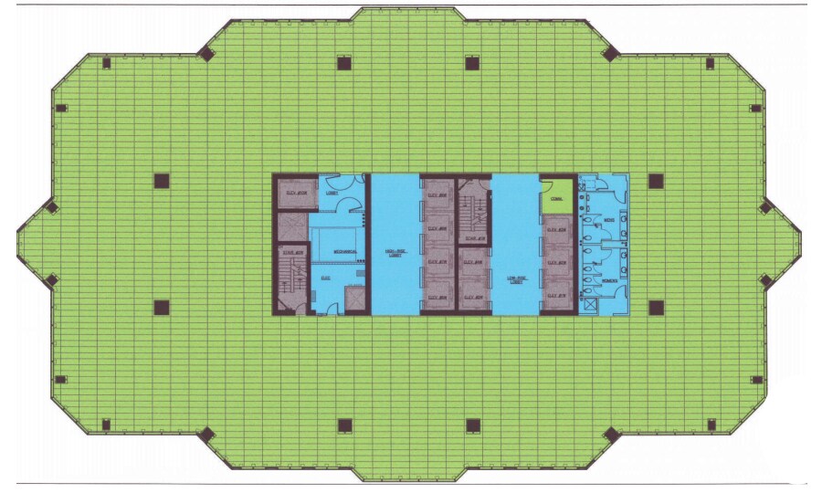 250 2nd St SW, Calgary, AB for lease Floor Plan- Image 1 of 2