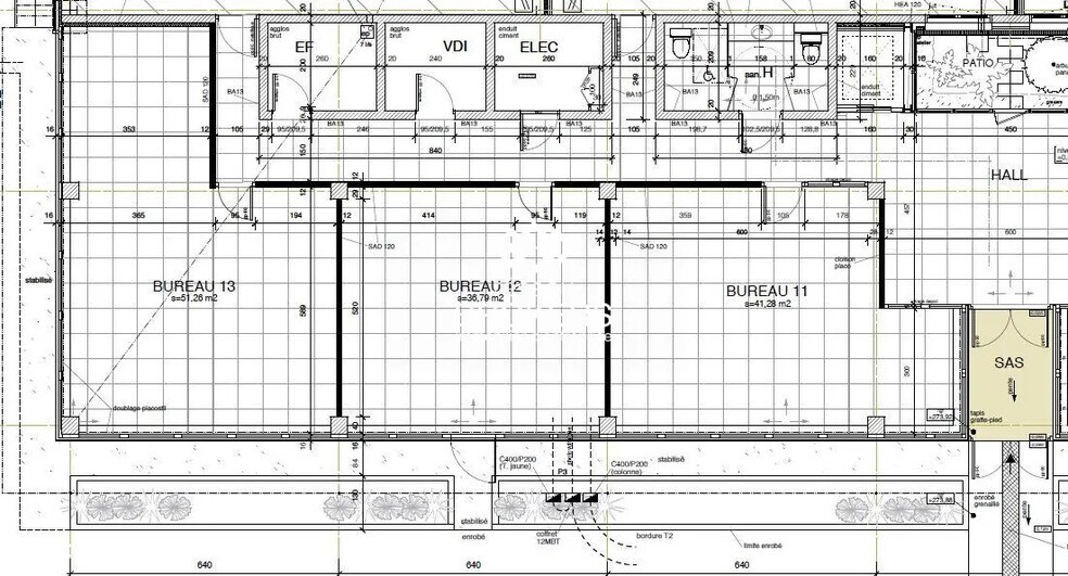 Office in Méry for lease - Floor Plan - Image 2 of 7