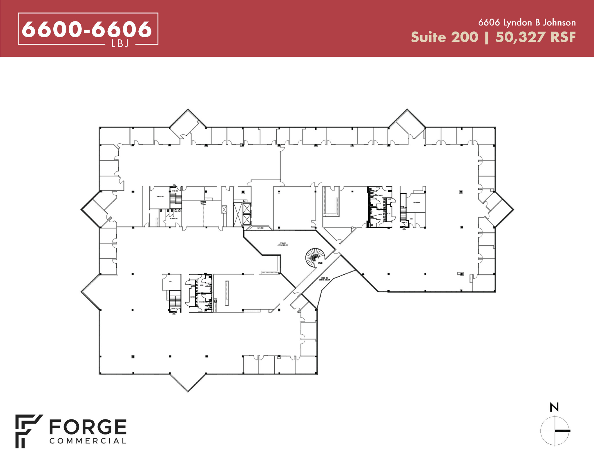 6606 Lyndon B Johnson Fwy, Dallas, TX for lease Floor Plan- Image 1 of 2