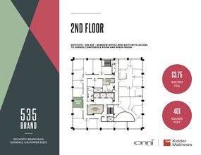 535 N Brand Blvd, Glendale, CA for lease Floor Plan- Image 1 of 1