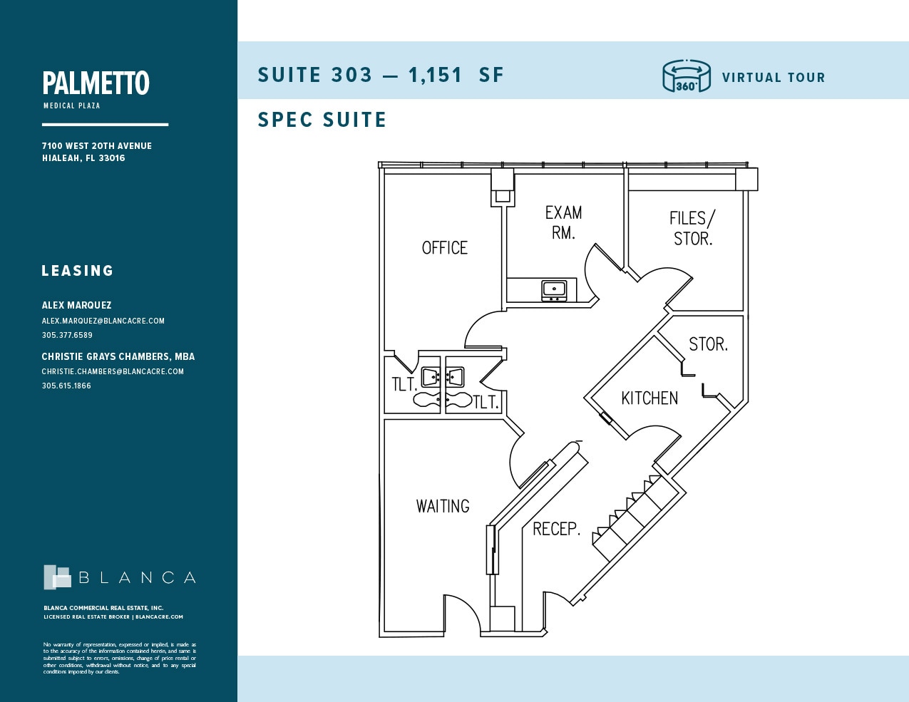 7100 W 20th Ave, Hialeah, FL for lease Floor Plan- Image 1 of 1