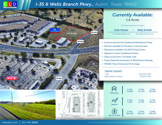 More details for 14815 Wells Branch Pkwy, Pflugerville, TX - Land for Lease